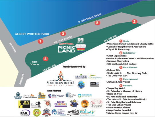 2025 CommUNITY Picnic Land Map Graphic