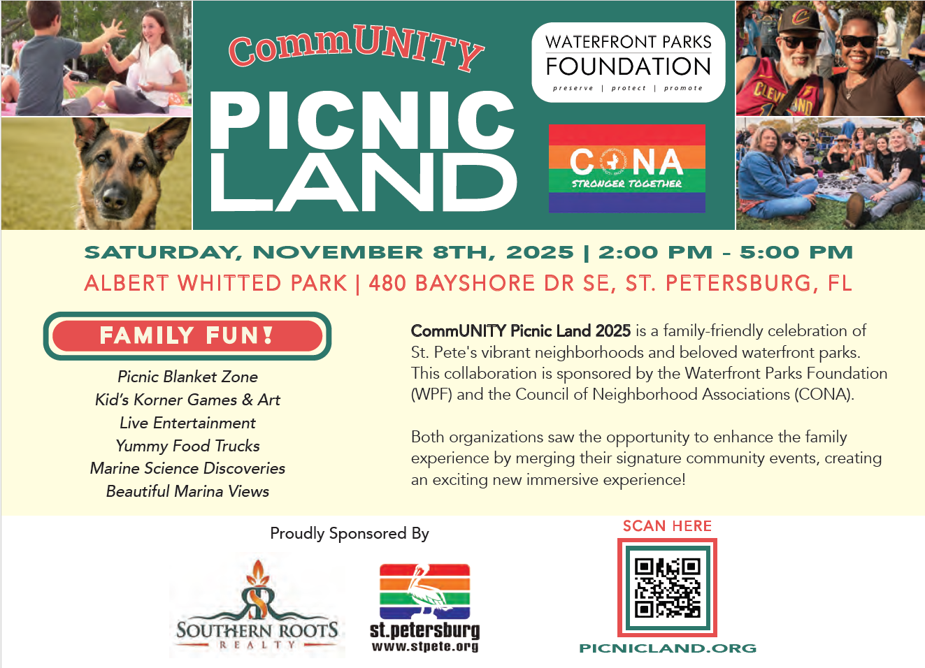 2025 CommUNITY Picnic Land Flyer Graphic